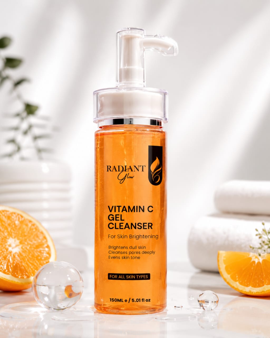 Radiant Glow Vitamin C Gel Cleanser